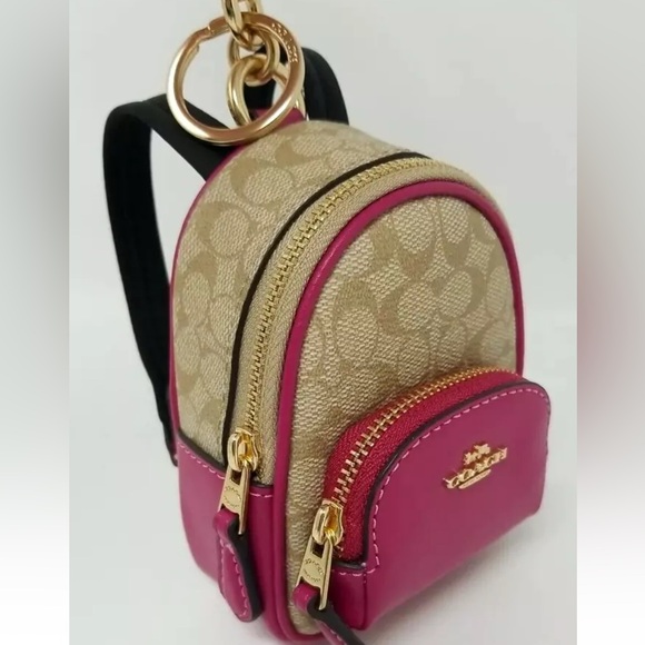 NWT Coach Court backpack keychain rare! - Picture 1 of 7